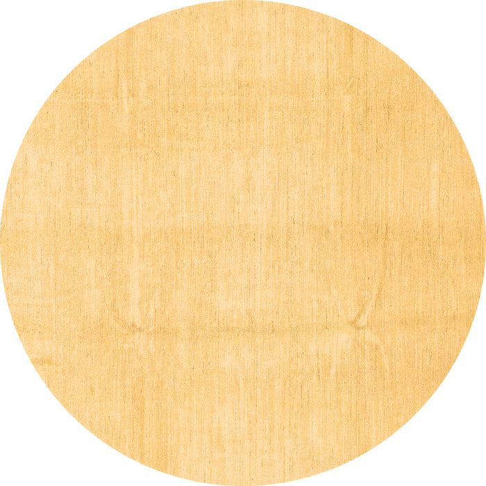 Round Solid Brown Modern Rug, abs3364brn