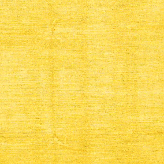Machine Washable Solid Yellow Modern Rug, wshabs3364yw
