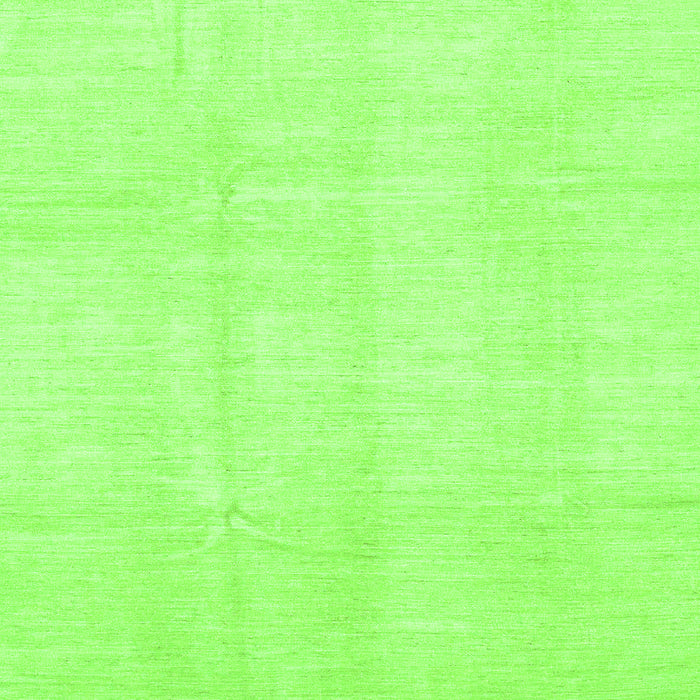 Square Machine Washable Solid Green Modern Area Rugs, wshabs3364grn