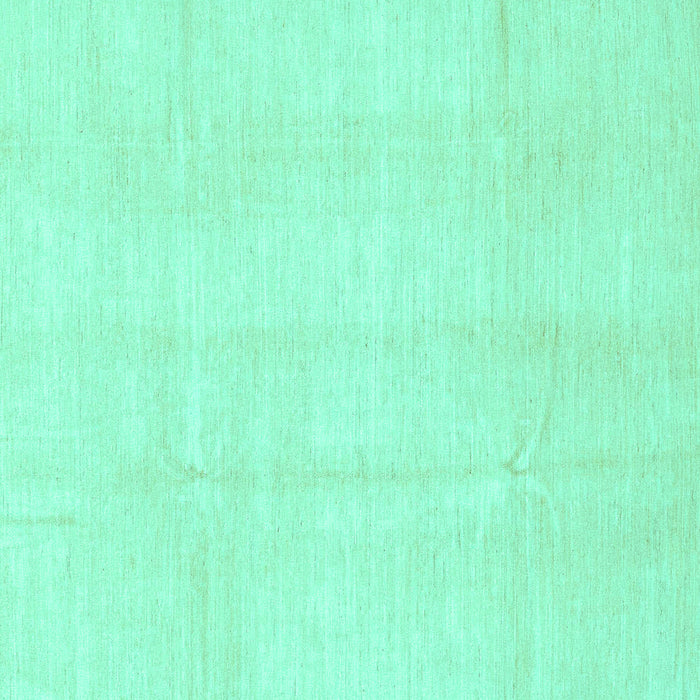 Square Solid Turquoise Modern Rug, abs3364turq