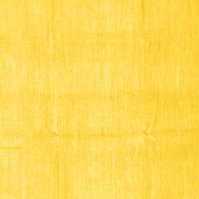Square Solid Yellow Modern Rug, abs3364yw