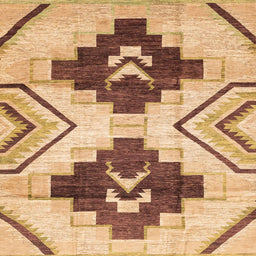 Square Machine Washable Abstract Red Rug, wshabs3365