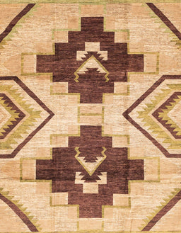 Machine Washable Abstract Red Rug, wshabs3365