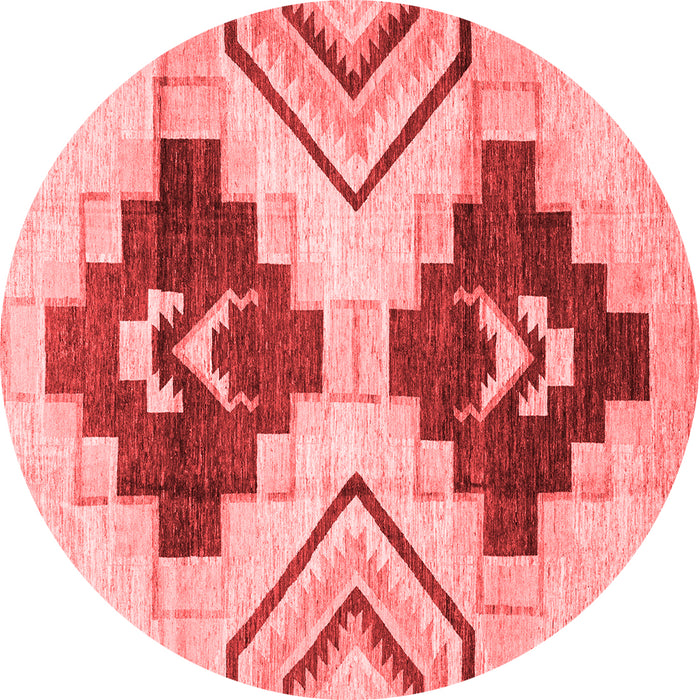Machine Washable Southwestern Red Country Rug, wshabs3365red