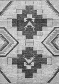 Southwestern Gray Country Rug, abs3365gry