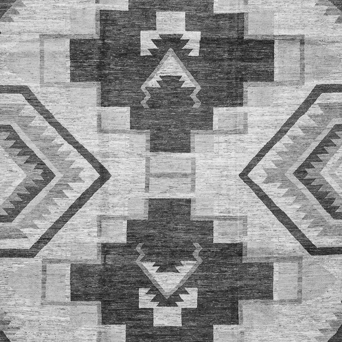 Southwestern Gray Country Rug, abs3365gry