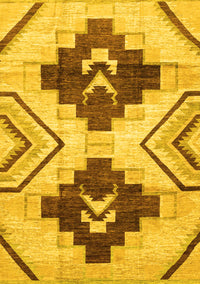 Southwestern Yellow Country Rug, abs3365yw