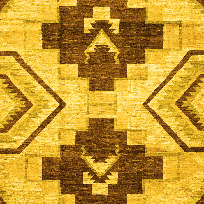 Southwestern Yellow Country Rug, abs3365yw