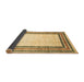 Sideview of Abstract Brown Modern Rug, abs3366brn