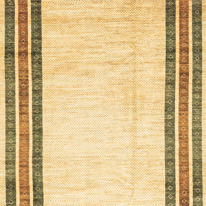 Machine Washable Abstract Brown Modern Rug, wshabs3366brn