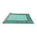 Sideview of Machine Washable Abstract Light Blue Modern Rug, wshabs3366lblu