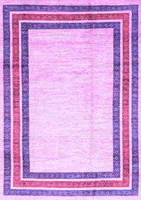 Abstract Purple Modern Rug, abs3366pur