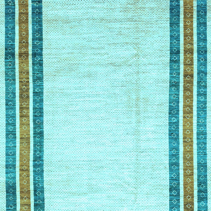 Abstract Light Blue Modern Rug, abs3366lblu