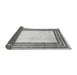 Sideview of Abstract Gray Modern Rug, abs3366gry