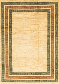 Abstract Brown Modern Rug, abs3366brn