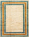 Abstract Khaki Gold Modern Rug, abs3366