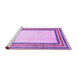 Sideview of Machine Washable Abstract Purple Modern Area Rugs, wshabs3366pur