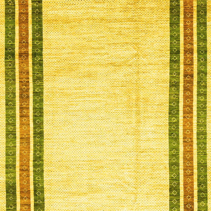 Abstract Yellow Modern Rug, abs3366yw