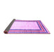 Sideview of Abstract Purple Modern Rug, abs3366pur