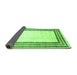 Sideview of Abstract Green Modern Rug, abs3366grn