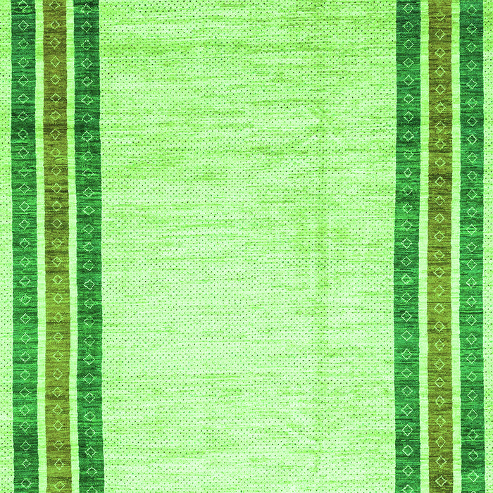 Abstract Green Modern Rug, abs3366grn