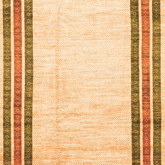 Machine Washable Abstract Orange Modern Area Rugs, wshabs3366org