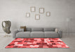 Modern Red Washable Rugs