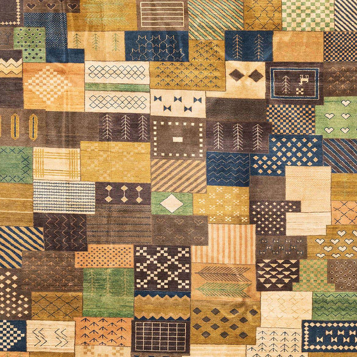 Machine Washable Abstract Orange Rug, wshabs3367