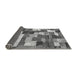 Sideview of Checkered Gray Modern Rug, abs3367gry