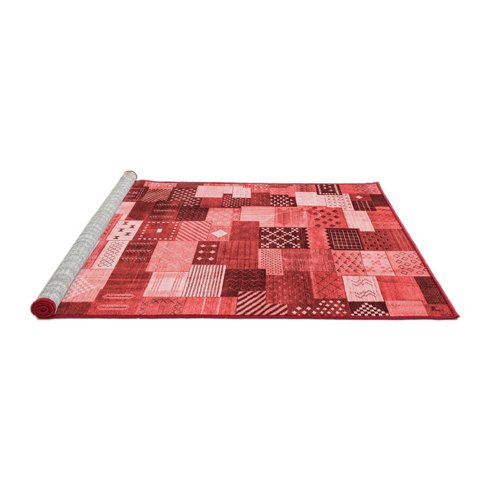 Modern Red Washable Rugs