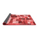 Checkered Red Modern Area Rugs