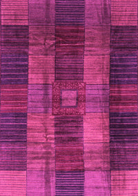 Checkered Pink Modern Rug, abs3368pnk