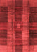 Checkered Red Modern Area Rugs