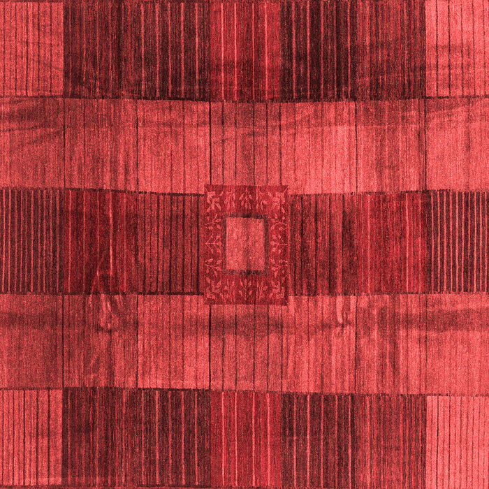 Checkered Red Modern Rug, abs3368red