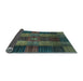 Sideview of Checkered Light Blue Modern Rug, abs3368lblu