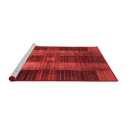 Modern Red Washable Rugs