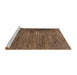 Sideview of Machine Washable Abstract Red Brown Rug, wshabs3369