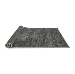 Sideview of Abstract Gray Modern Rug, abs3369gry