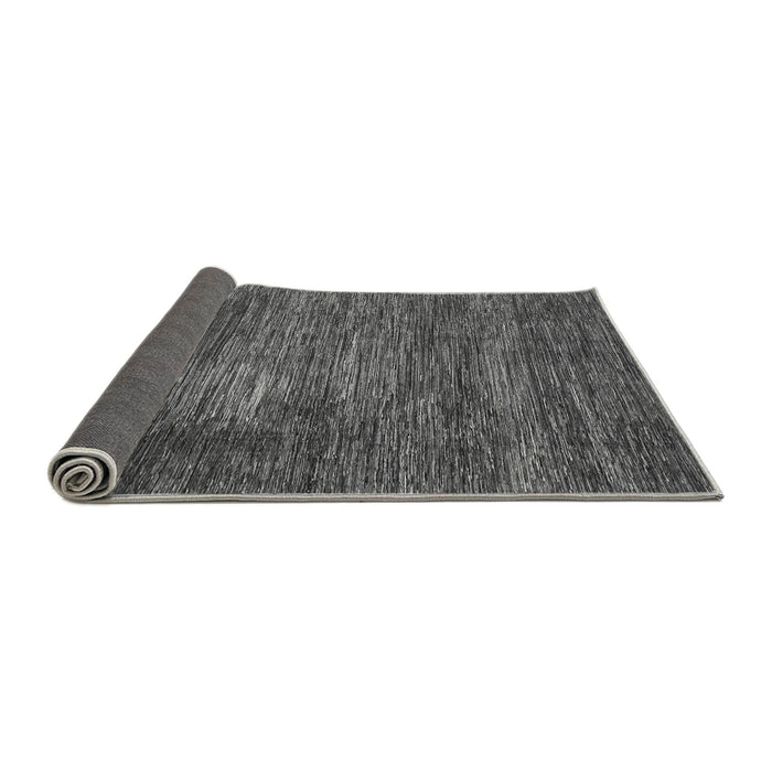 Sideview of Abstract Gray Modern Rug, abs3369gry