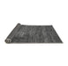 Sideview of Abstract Gray Modern Rug, abs3369gry