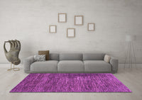 Machine Washable Abstract Purple Modern Rug, wshabs3369pur