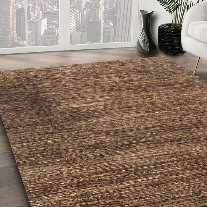 Machine Washable Abstract Red Brown Rug in a Family Room, wshabs3369