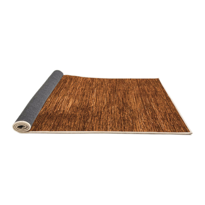 Sideview of Abstract Orange Modern Rug, abs3369org