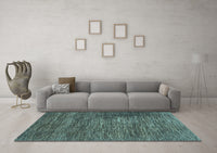 Machine Washable Abstract Light Blue Modern Rug, wshabs3369lblu