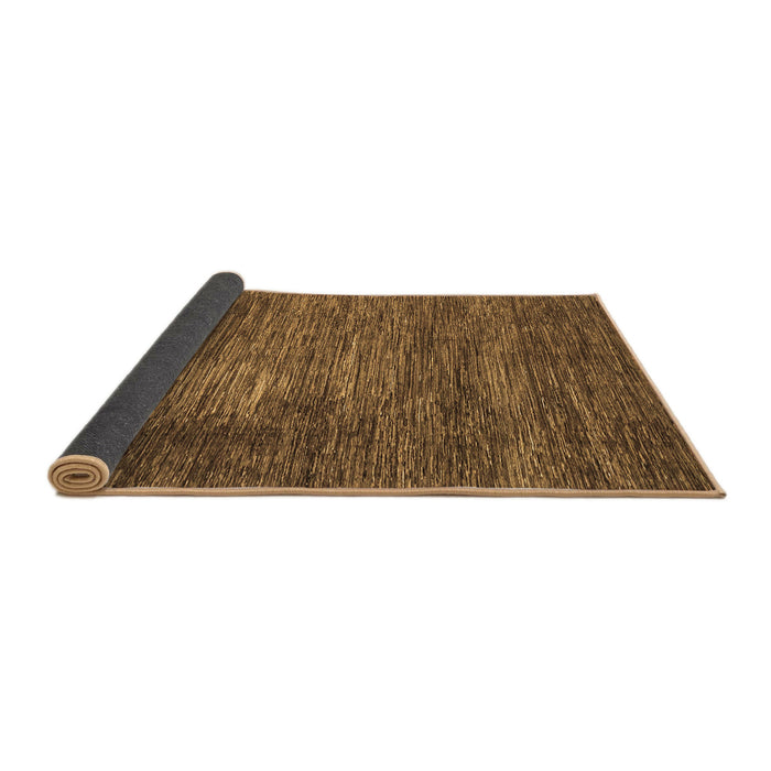 Sideview of Abstract Brown Modern Rug, abs3369brn