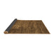 Sideview of Abstract Brown Modern Rug, abs3369brn