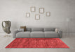 Modern Red Washable Rugs