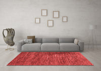 Machine Washable Abstract Red Modern Rug, wshabs3369red