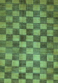 Checkered Turquoise Modern Rug, abs336turq