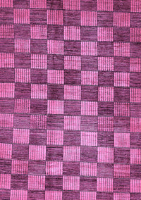 Checkered Purple Modern Rug, abs336pur